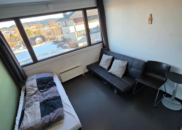 Apartament Trivelig Studioleilighet Pa Byasen Med Treningsrom, Uteareal Og Parkering